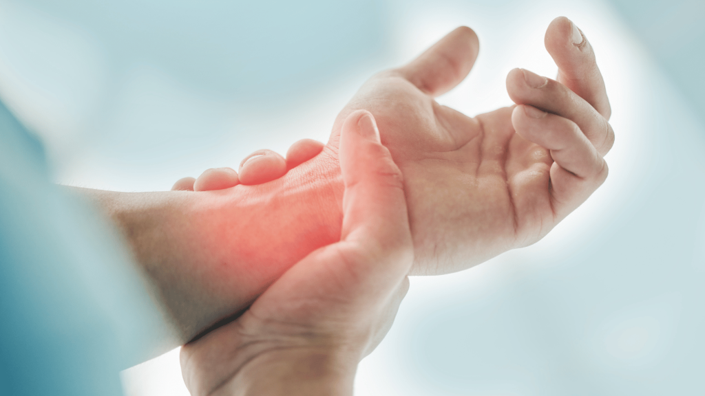 Hand with carpal tunnel