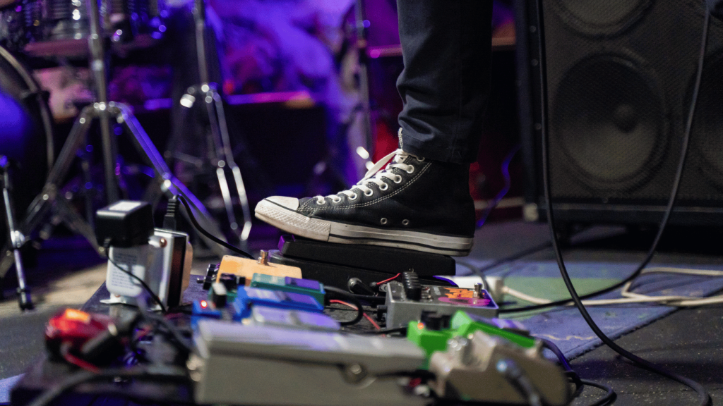 Guitar pedal board