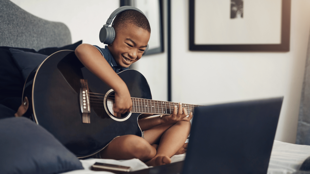 Acoustic guitar player
