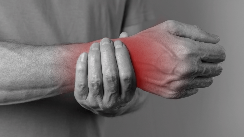 Wrist with carpal tunnel