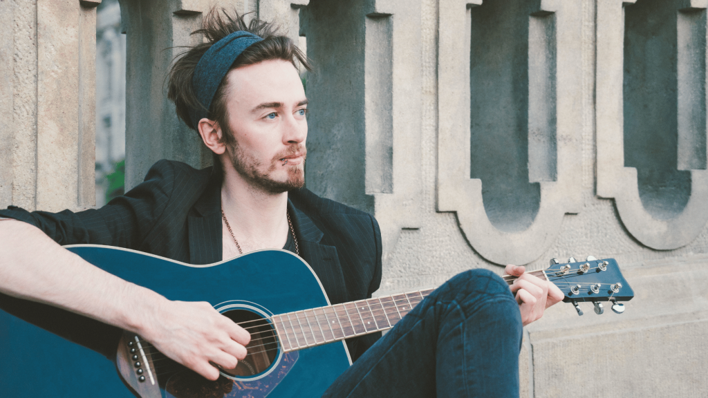 Acoustic guitar player