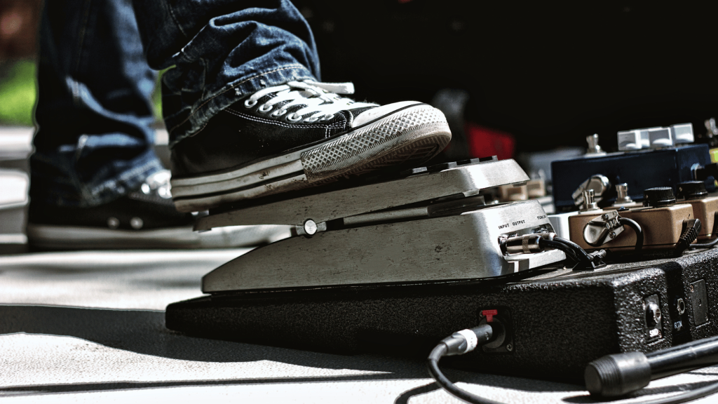 Guitar pedal board