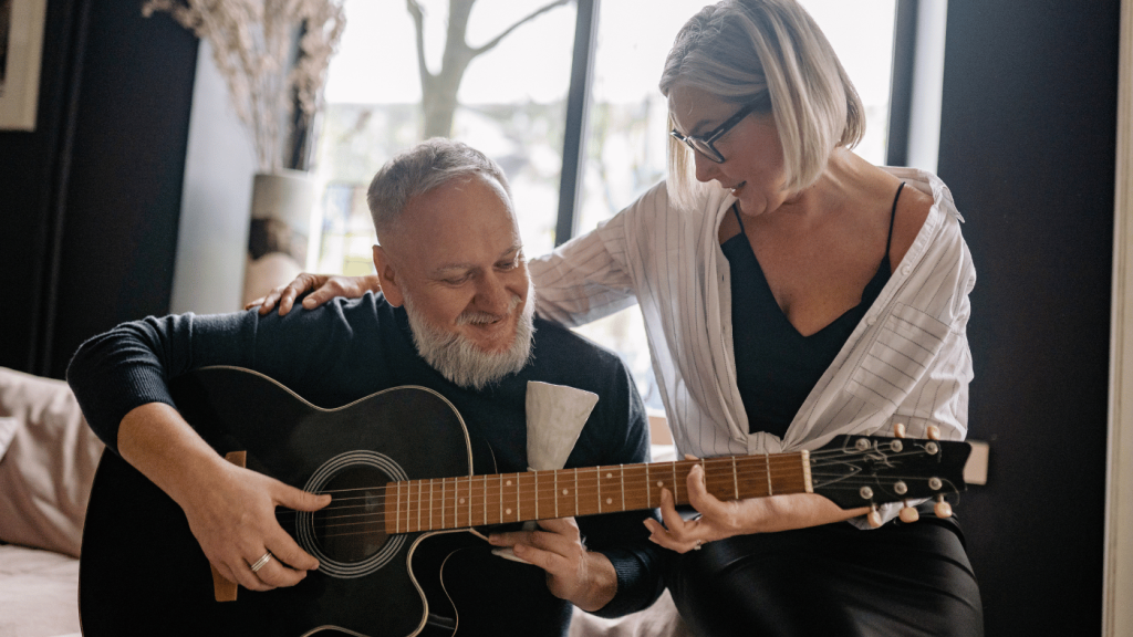 Older guitar player learning