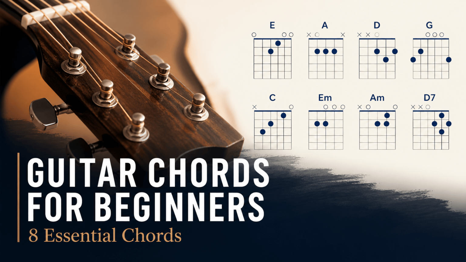Guitar Chords for Beginners: 8 Essential Chords to Learn